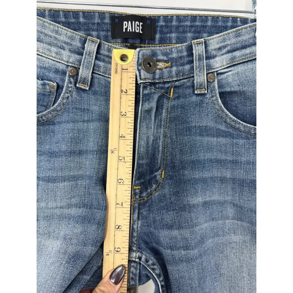 PAIGE Lennox Slim Fit Jeans Men’s 29x29 Medium Wash Stretch Denim USA Made